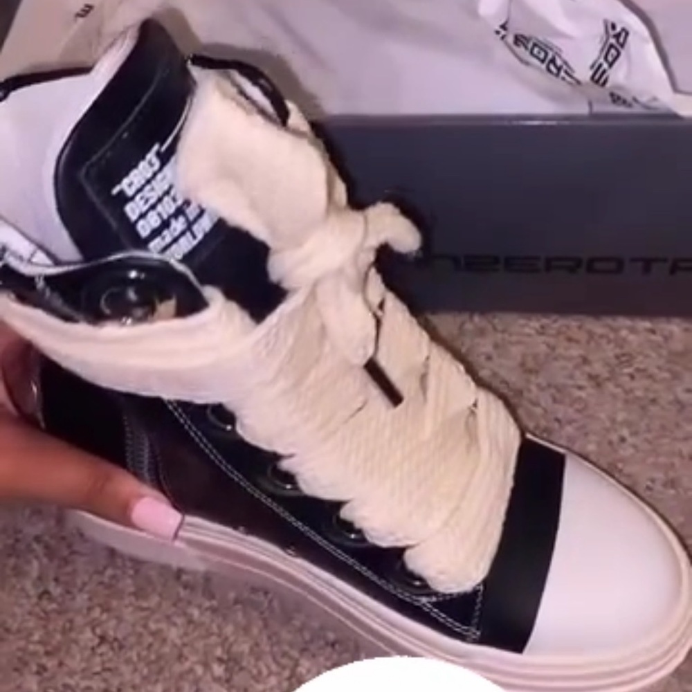 Off-White High-Top Sneakers